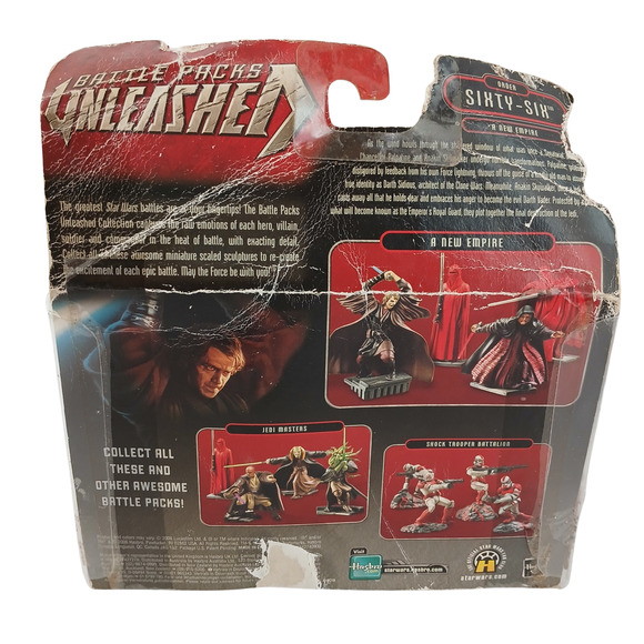 Star Wars Unleashed Battle Packs Lot of 3 Sith Kashyyyk Jedi Order Damaged Box - Picture 4 of 16